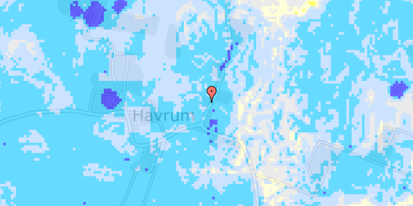 Ekstrem regn på Haurumvej 51