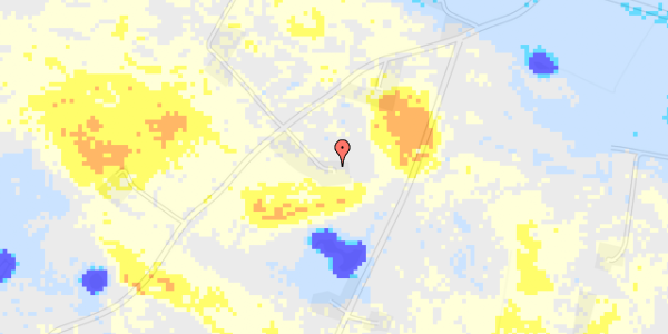 Ekstrem regn på Hesselballevej 17