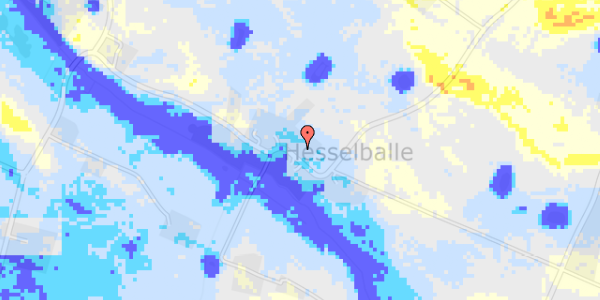 Ekstrem regn på Hesselballevej 24