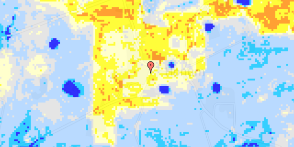 Ekstrem regn på Honumvej 39