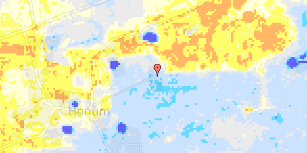 Ekstrem regn på Honumvej 44