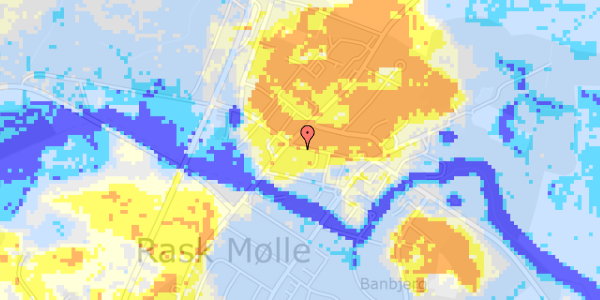 Ekstrem regn på Hovedgaden 4, st. th