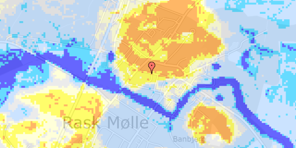 Ekstrem regn på Hovedgaden 8