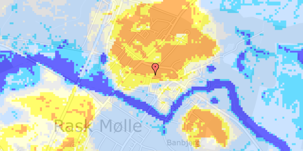 Ekstrem regn på Hovedgaden 9