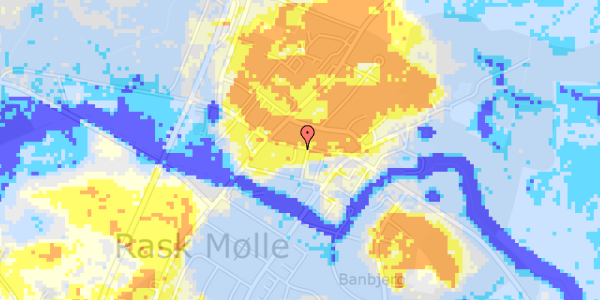 Ekstrem regn på Hovedgaden 14