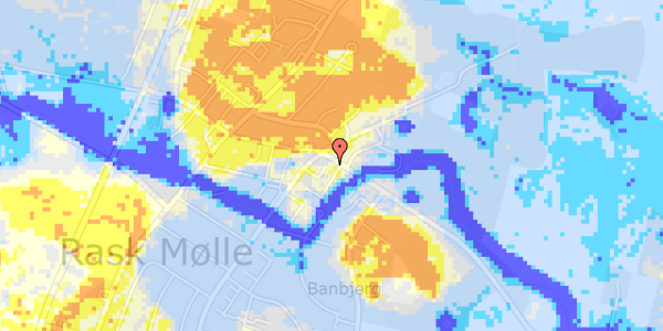 Ekstrem regn på Hovedgaden 40A, 1. 