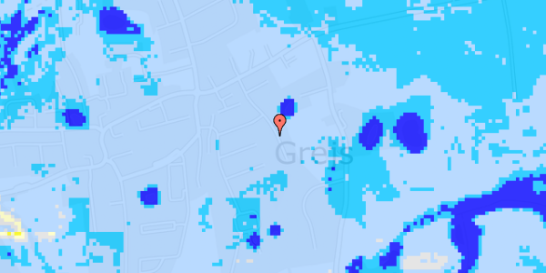 Ekstrem regn på Hovgårdsvej 39