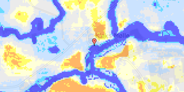 Ekstrem regn på Klaks Møllevej 51
