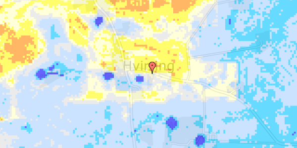 Ekstrem regn på Møgelbjergvej 2