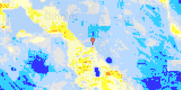 Ekstrem regn på Omannsvej 2