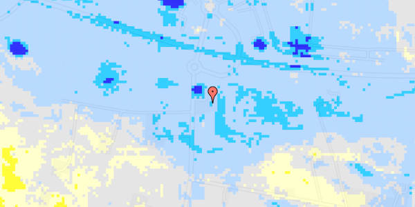 Ekstrem regn på Skanderborgvej 56