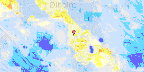 Ekstrem regn på Skolevej 48