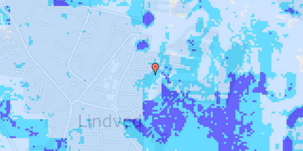 Ekstrem regn på Thyras Vænge 16