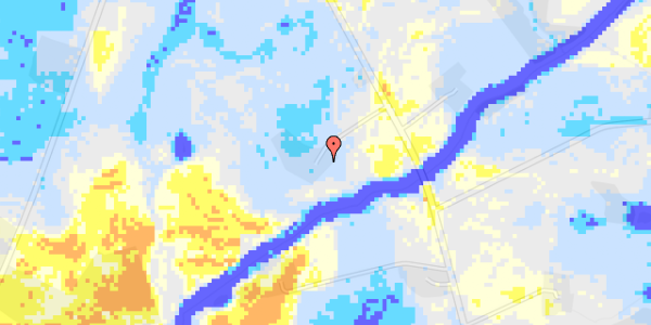 Ekstrem regn på Viborg Hovedvej 97