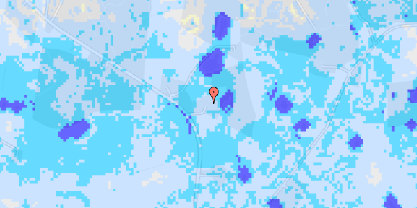 Ekstrem regn på Bastrup Skovvej 17