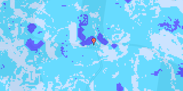 Ekstrem regn på Fovslet Skovvej 2