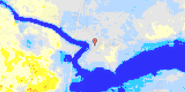 Ekstrem regn på Koldingvej 14