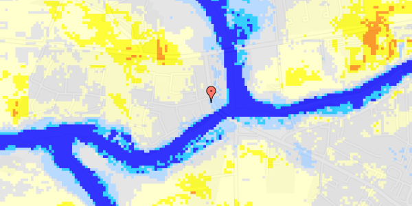 Ekstrem regn på Trelle Ager 74F