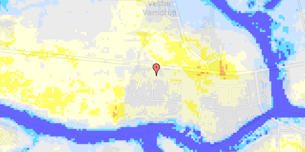 Ekstrem regn på Tyrings Ager 21A