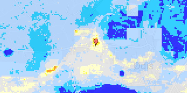 Ekstrem regn på Vamdrupvej 14