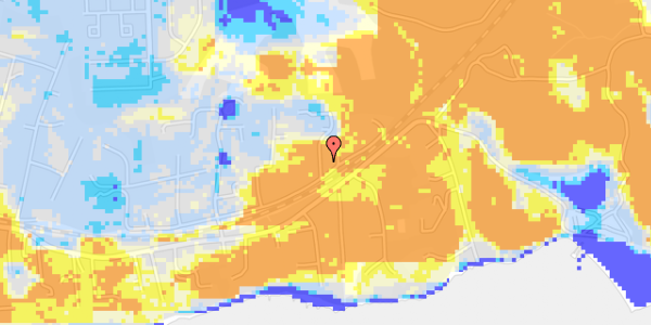 Ekstrem regn på Billensteinsvej 37