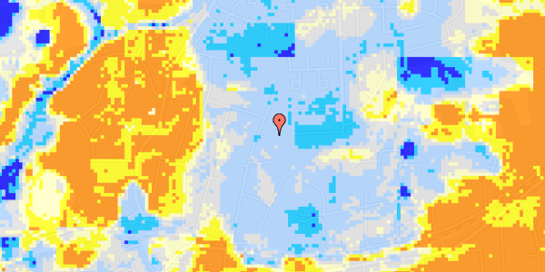 Ekstrem regn på Brønsbjergvej 26