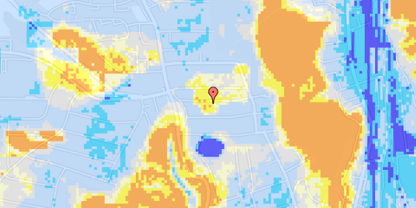 Ekstrem regn på Citadelvej 8