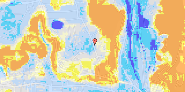 Ekstrem regn på Chr Winthersvej 21