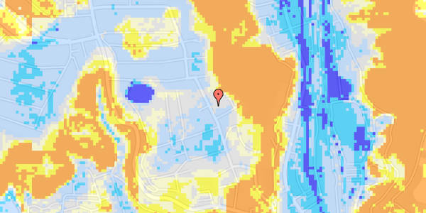 Ekstrem regn på Chr Winthersvej 48