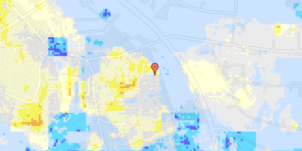 Ekstrem regn på Fousbjergvej 38