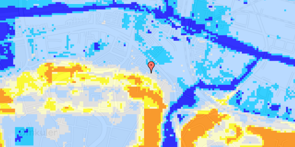 Ekstrem regn på Fredericiagade 22, 1. 