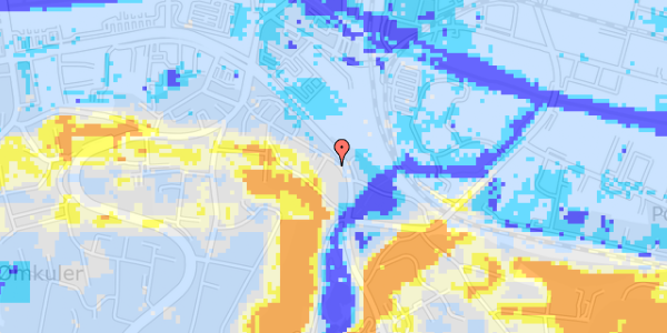 Ekstrem regn på Fredericiagade 48A, st. 