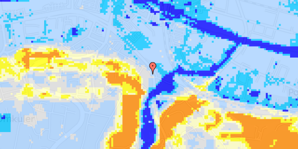 Ekstrem regn på Fredericiagade 52, st. 