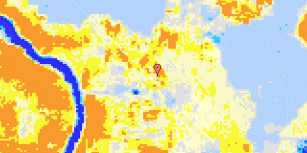 Ekstrem regn på Fredericiavej 89, 1. 