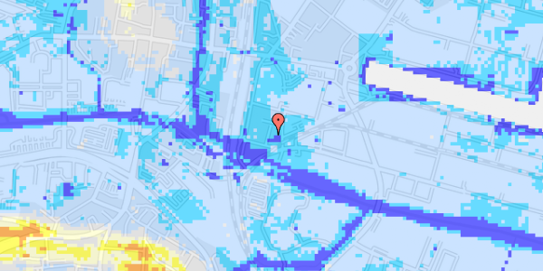 Ekstrem regn på Fyensgade 6, st. th