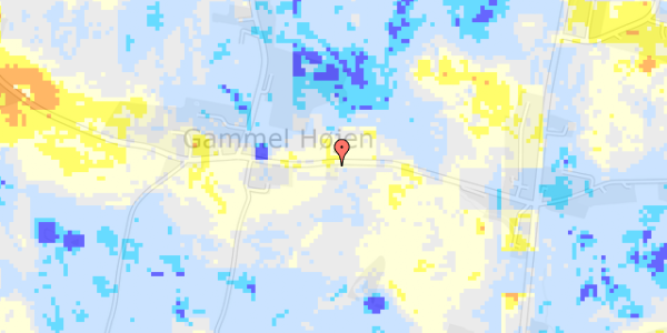 Ekstrem regn på Gl Højenvej 41