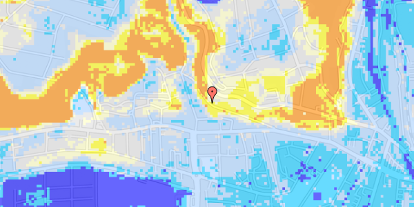 Ekstrem regn på Gl Jellingvej 13A, st. 