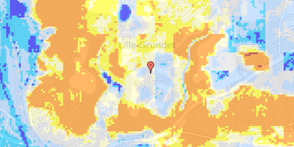 Ekstrem regn på Grundet Bygade 50