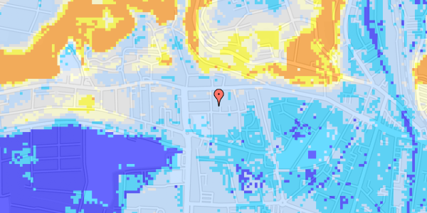 Ekstrem regn på Haraldsgade 9, 2. th