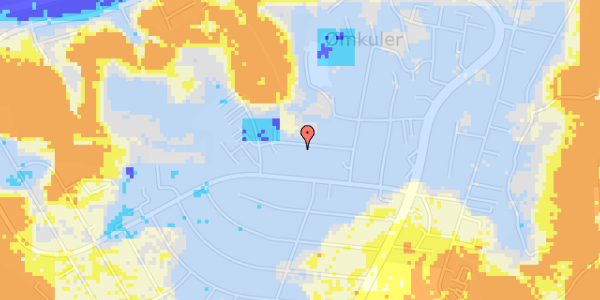 Ekstrem regn på Hasselvænget 11, 1. th