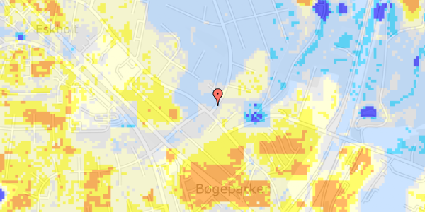 Ekstrem regn på Hesselbjerg 1