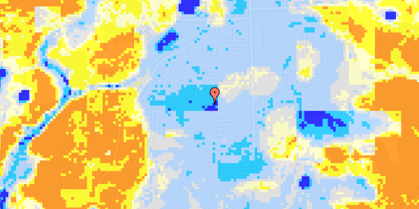 Ekstrem regn på Hirseager 22