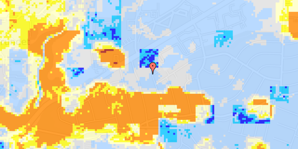 Ekstrem regn på Hjortevej 23