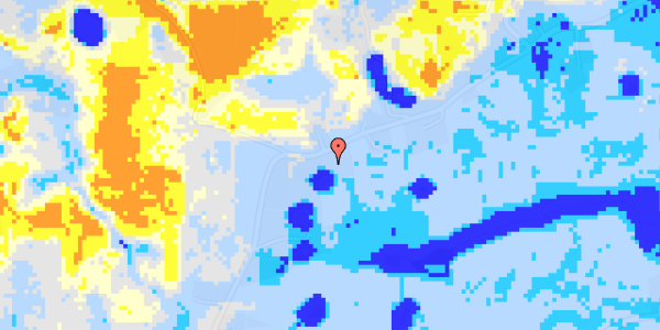 Ekstrem regn på Hover Kirkevej 271