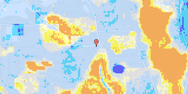 Ekstrem regn på Høgsholtvej 3, st. th