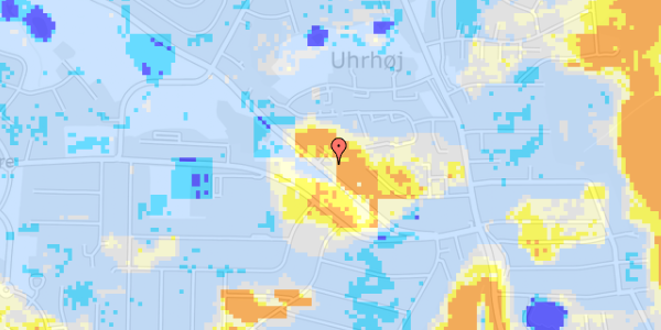 Ekstrem regn på Høgsholtvej 36