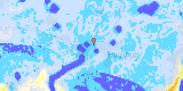 Ekstrem regn på Høgsholtvej 273