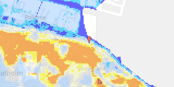 Ekstrem regn på Ibæk Strandvej 70