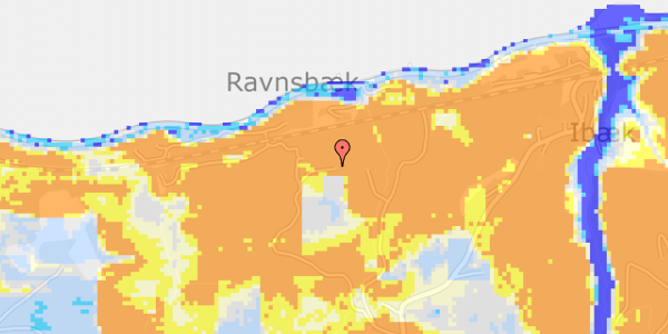 Ekstrem regn på Ibækvej 115