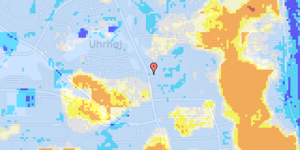 Ekstrem regn på Jellingvej 122A, st. 